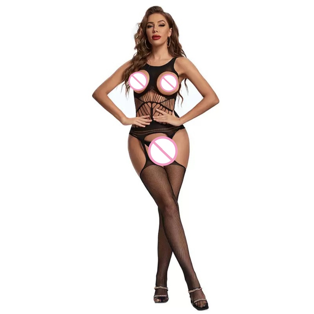 Bodystocking Fishnet - Bodysuits sans entrejambe, Bodystockings transparents, Tenues