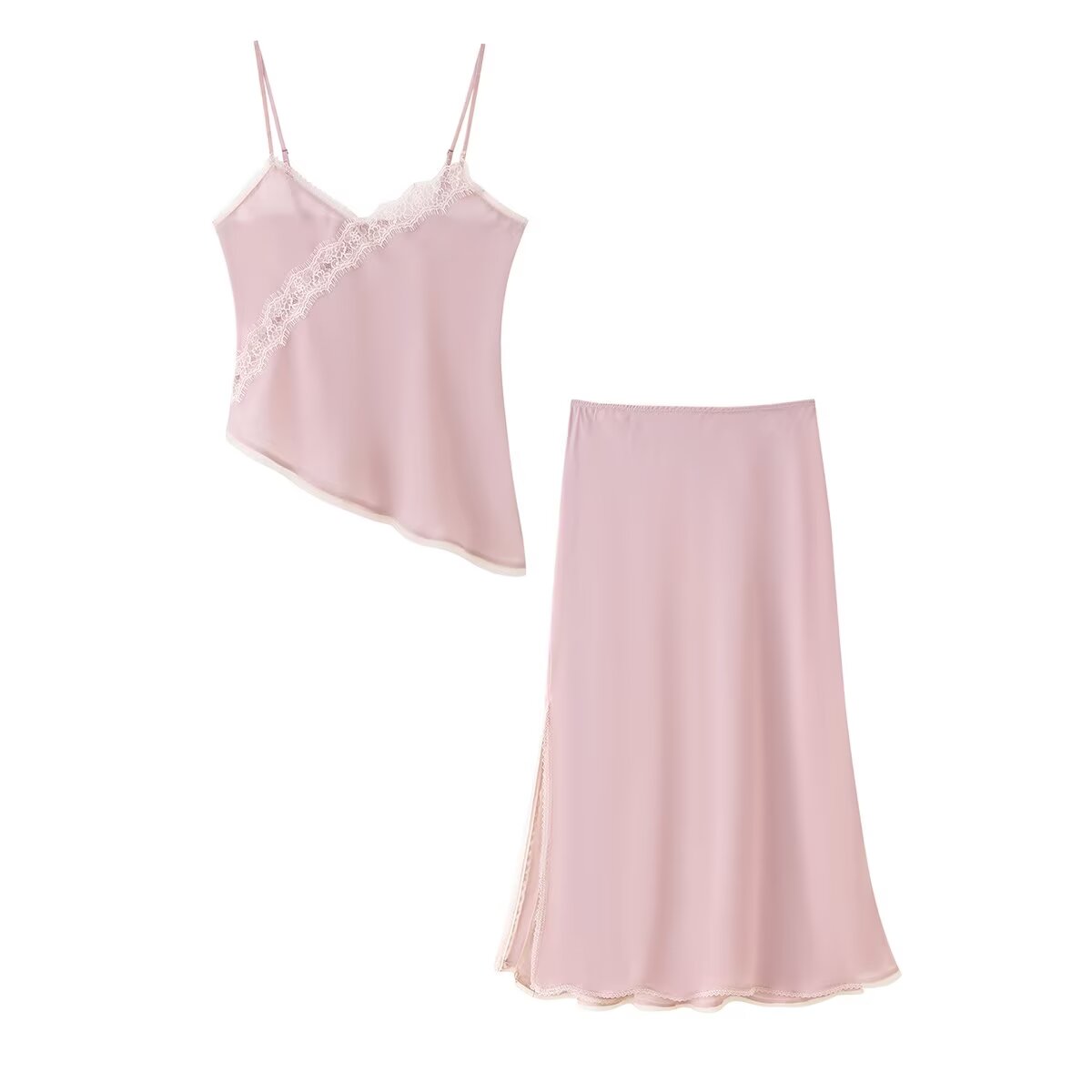 Cami Top Lace - Tidalyf 2025 femmes rose Cami haut