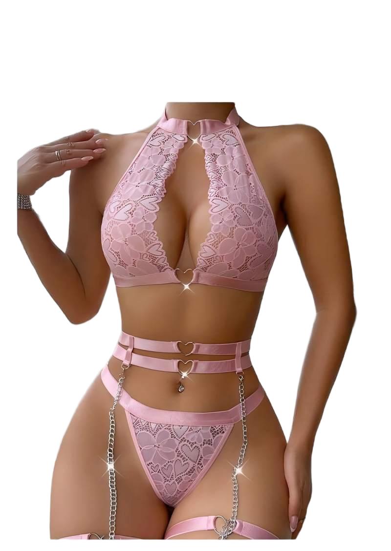 Ensemble de lingerie sexy push - Push Up Bra Padded avis et prix