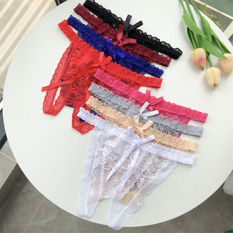 Culotte string en dentelle ave - Thong Bikini Women avis et prix