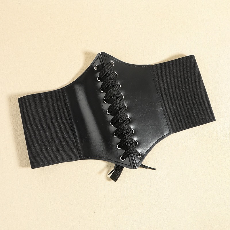 Ceintures larges en Faux cuir  - Corset Waist Cinch avis et prix