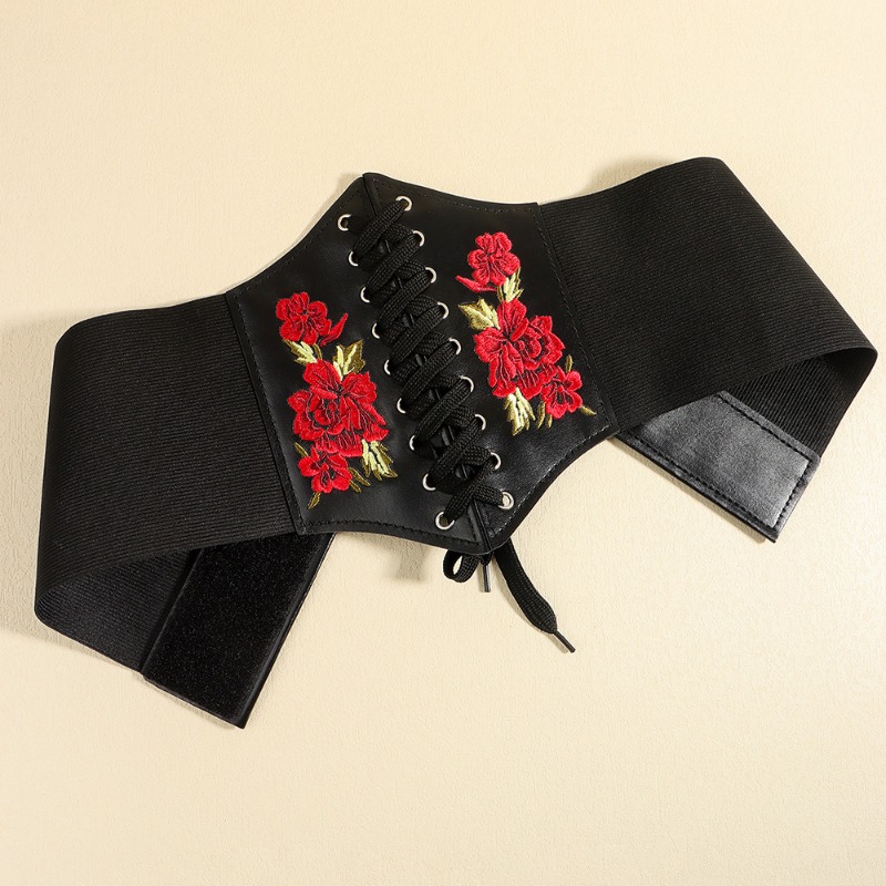 Ceintures larges en Faux cuir  - Corset Waist Cinch avis et prix