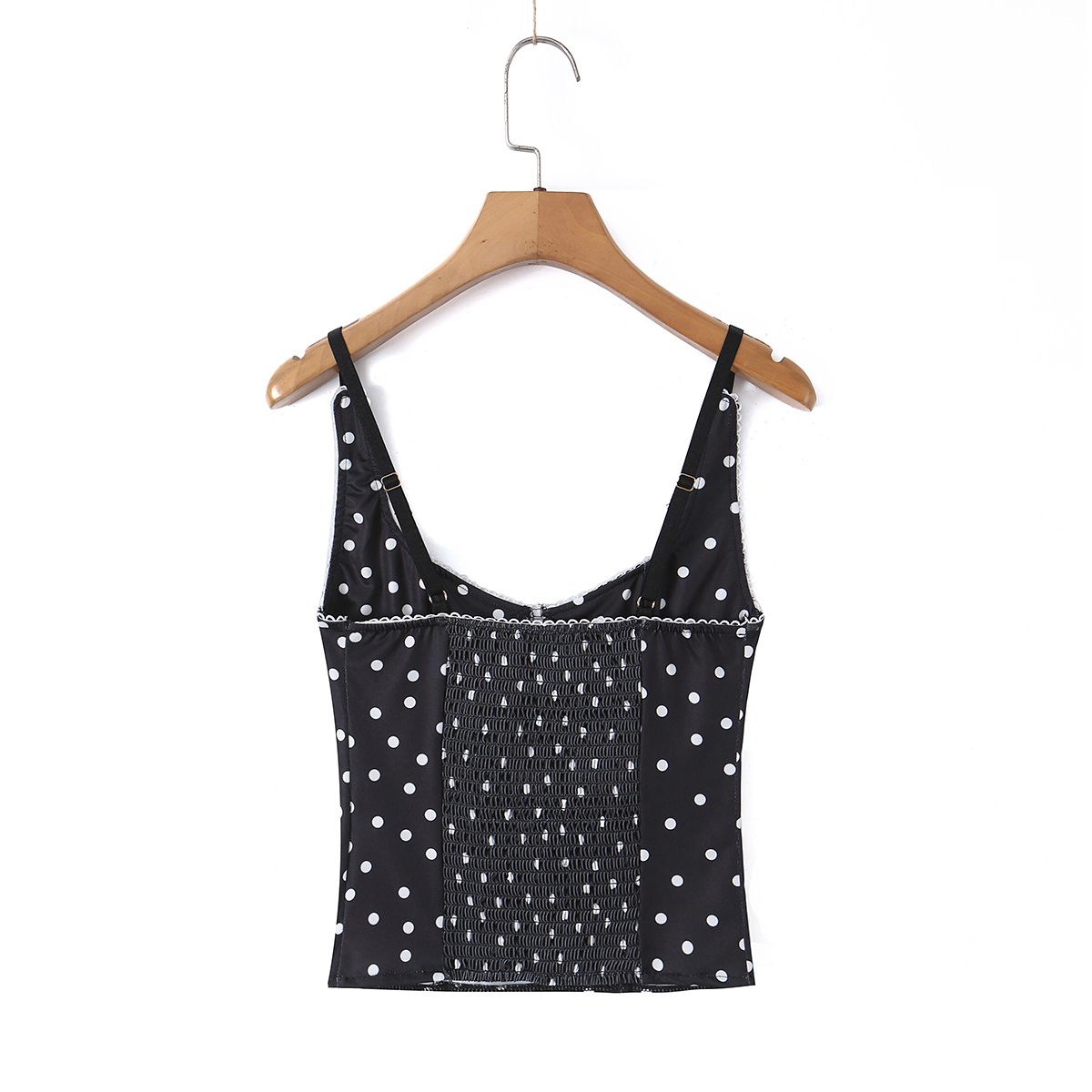 Top court corset noir à pois p - Cami Top Lace avis et prix