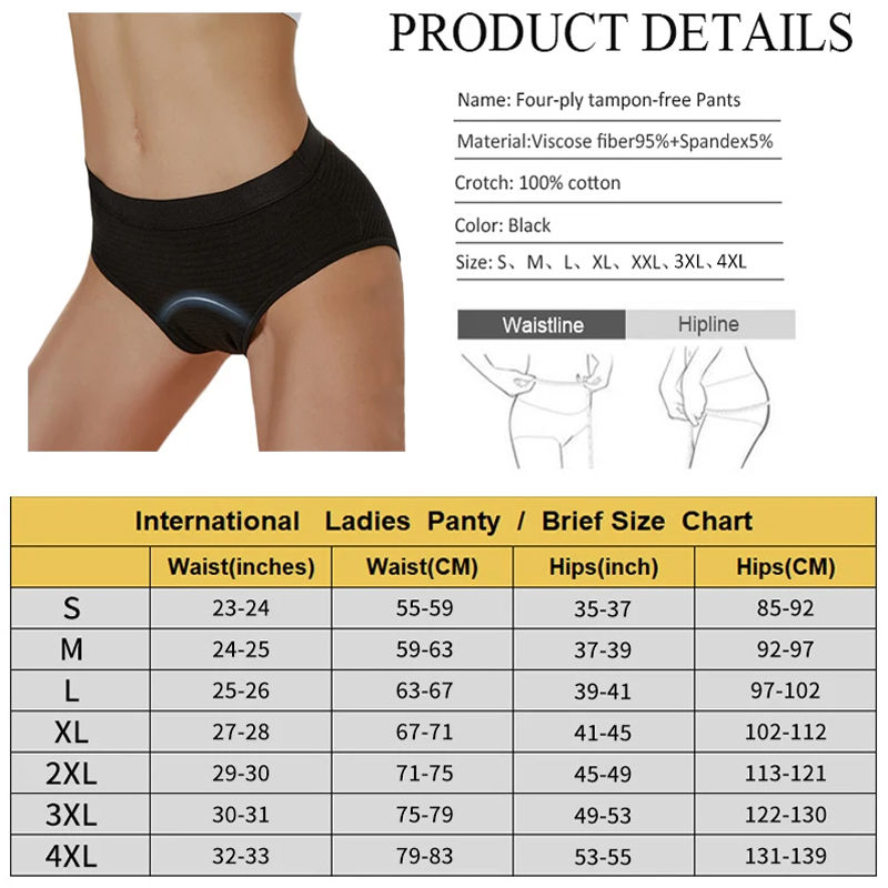 Lot de 2 culottes menstruelles - Period Panty Absorbent avis et prix