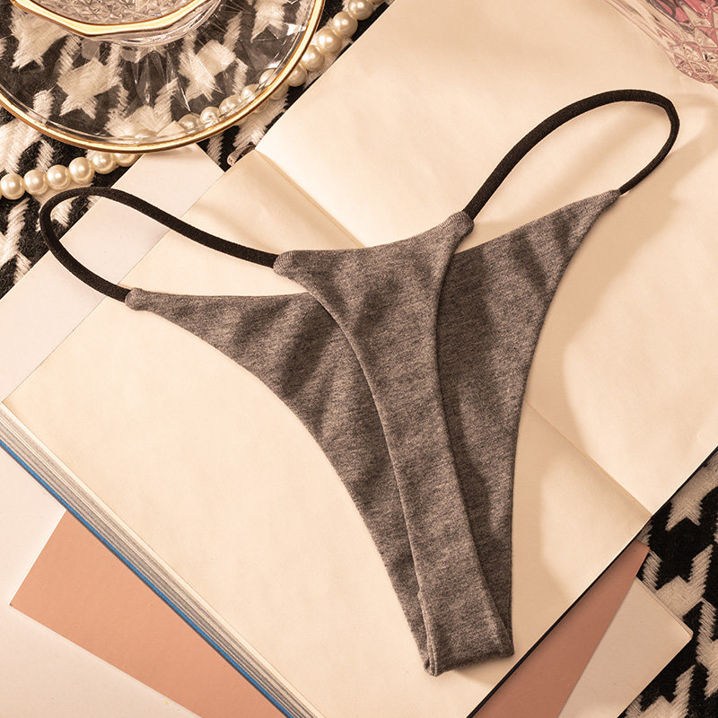 Culotte string en coton taille - Thong Bikini Women avis et prix