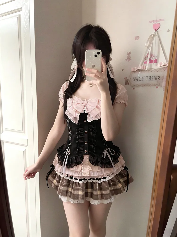 Ensemble de trois pièces japon - Cami Top Lace avis et prix